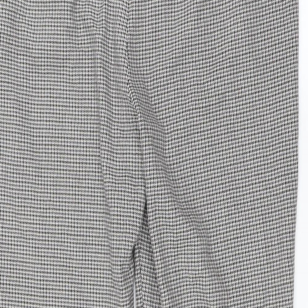 Womens UK Size 2XL Zara Regular Fit Grey Trousers