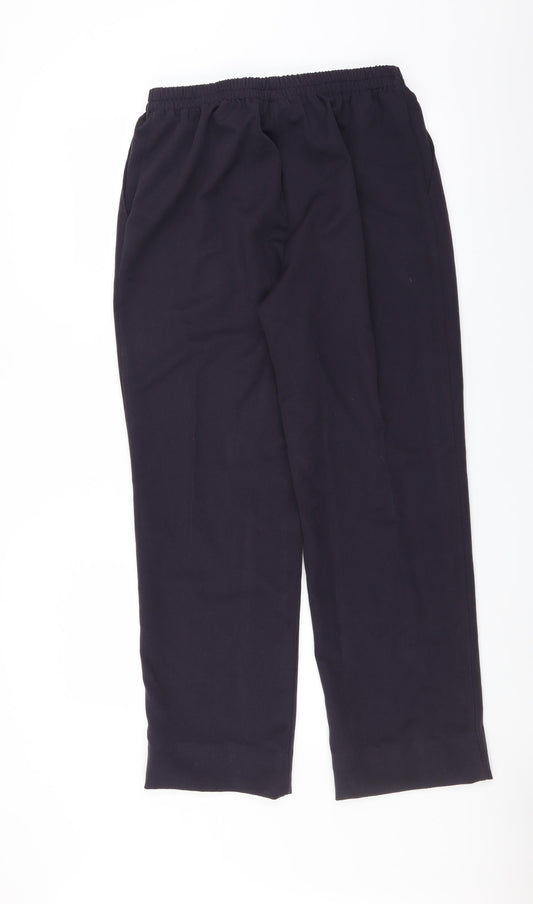 Womens UK Size 14 afibel Regular Fit Purple Trousers