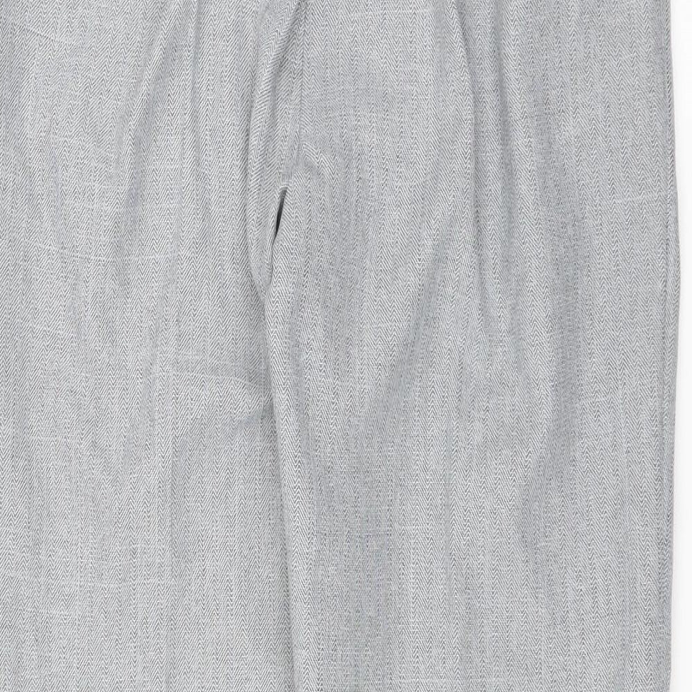 Autonomy Womens Grey Trousers Size 12 L28 in