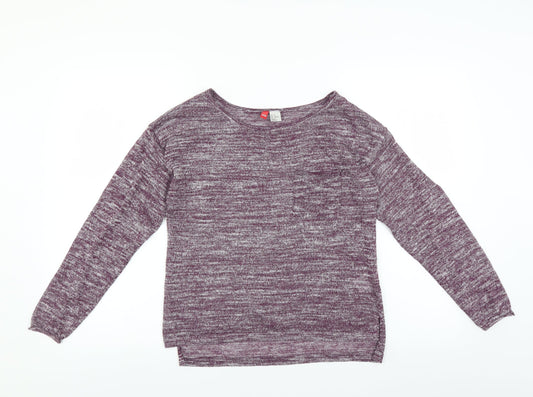 Divided by H&M Womens Purple Pullover Jumper Size XS