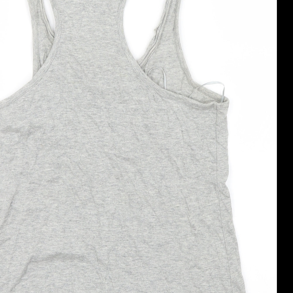 Womens UK Size 8 NEXT Grey Basic T-Shirt