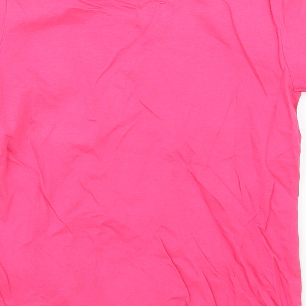 Blue Zoo Girls Pink Basic T-Shirt Size 5-6 Years