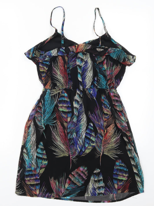 Dynamite Womens Multicoloured Mini Size XS - Feather Print