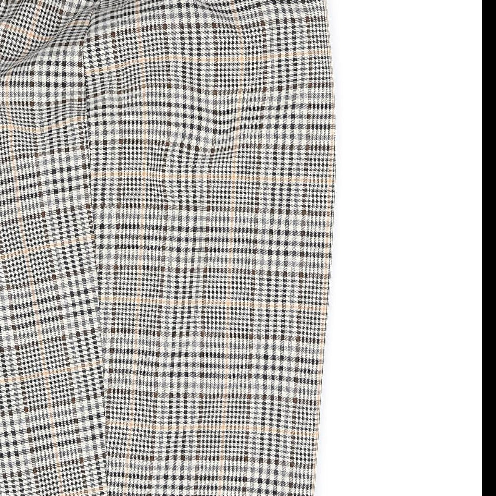 Primark Womens Check A-Line Skirt Size 10