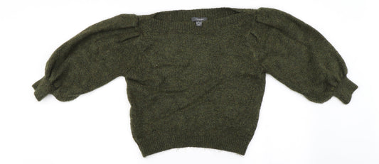 Primark Womens Green Pullover Jumper Size S