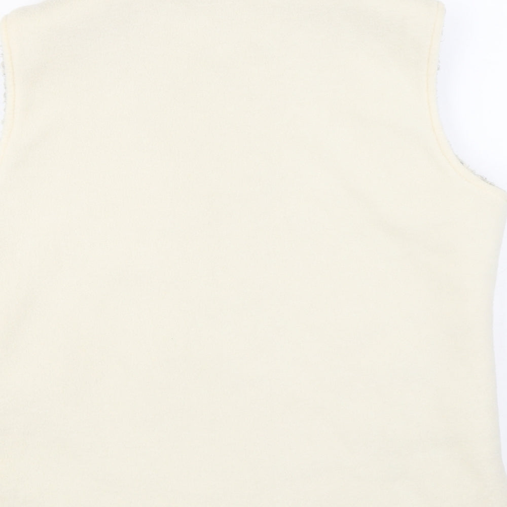 active Womens Ivory Gilet Coat Size L