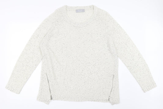 CMD Womens Ivory Pullover Jumper Size 18