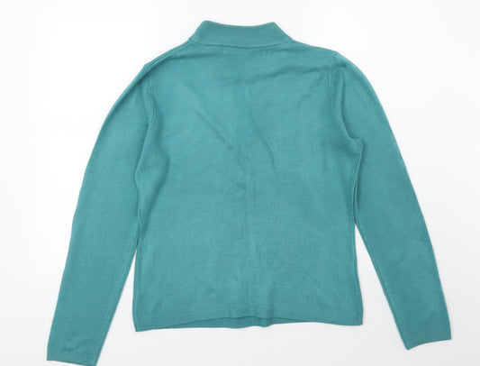 Matalan Womens Blue Knit Pullover Jumper Size 14