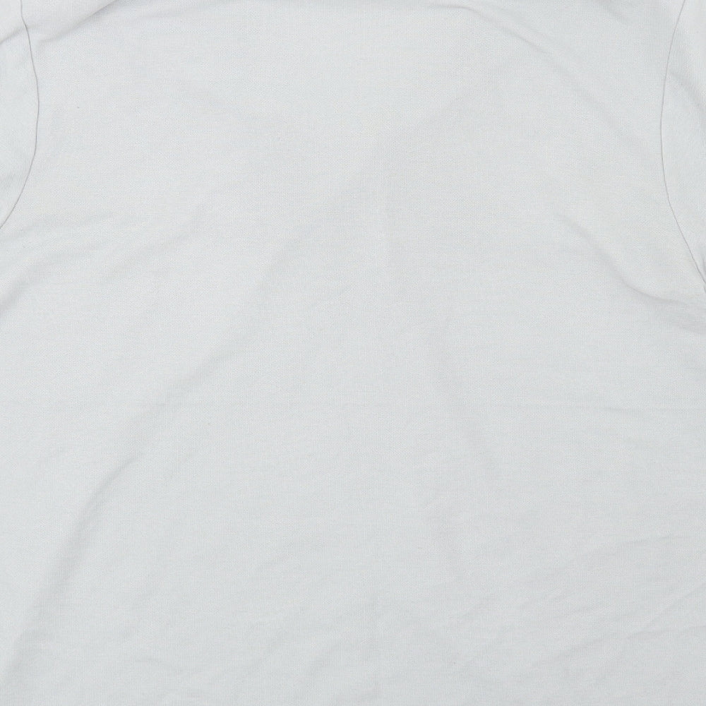 Alexandra Mens Grey Jersey Polo Size L