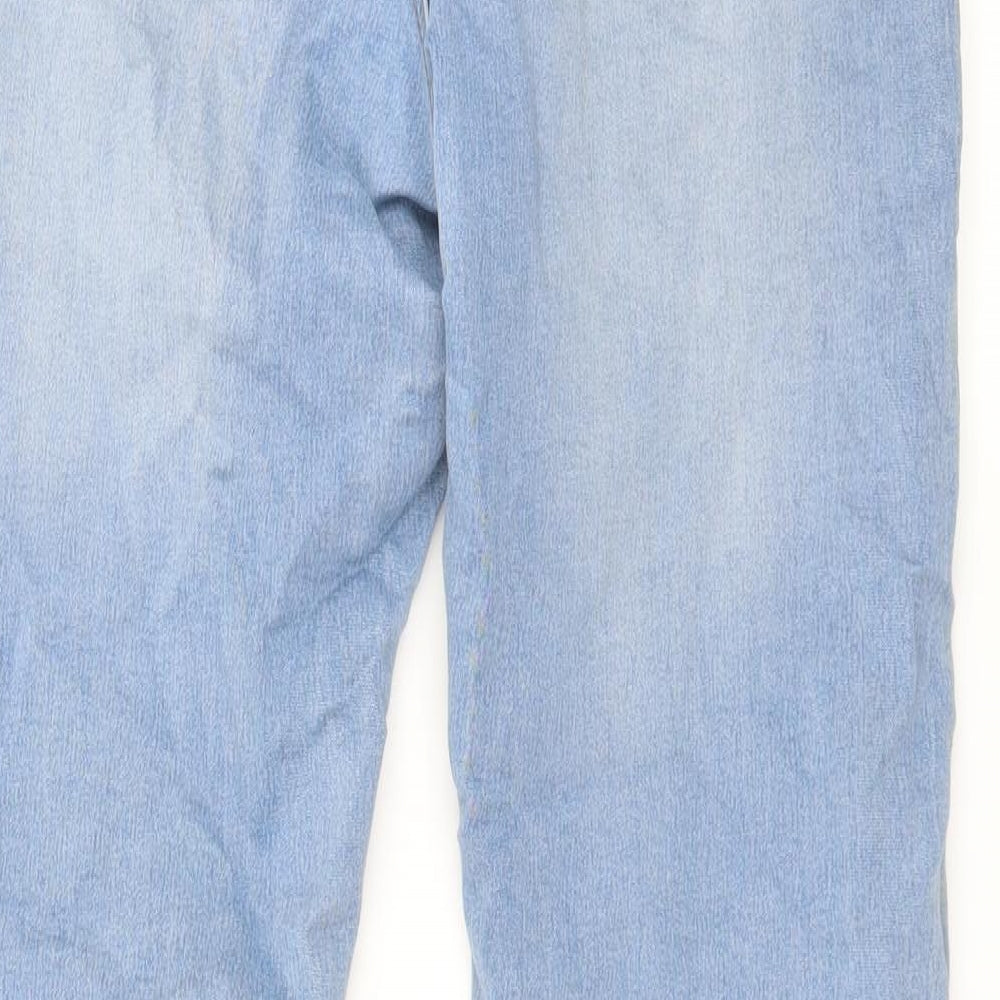 Denim & Co. Womens Blue Denim Skinny Jeans Size 10 L28 in