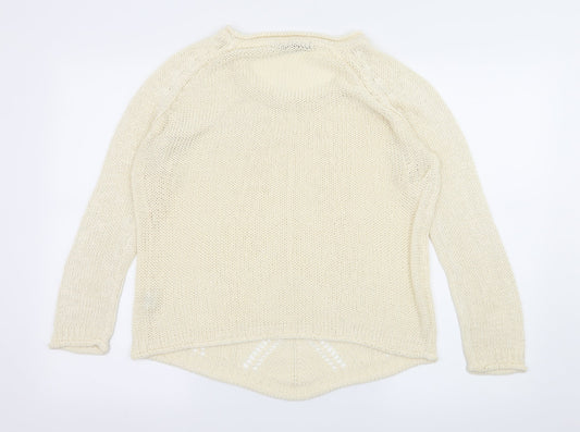 Atmosphere Womens Ivory Knit Pullover Jumper Size 12