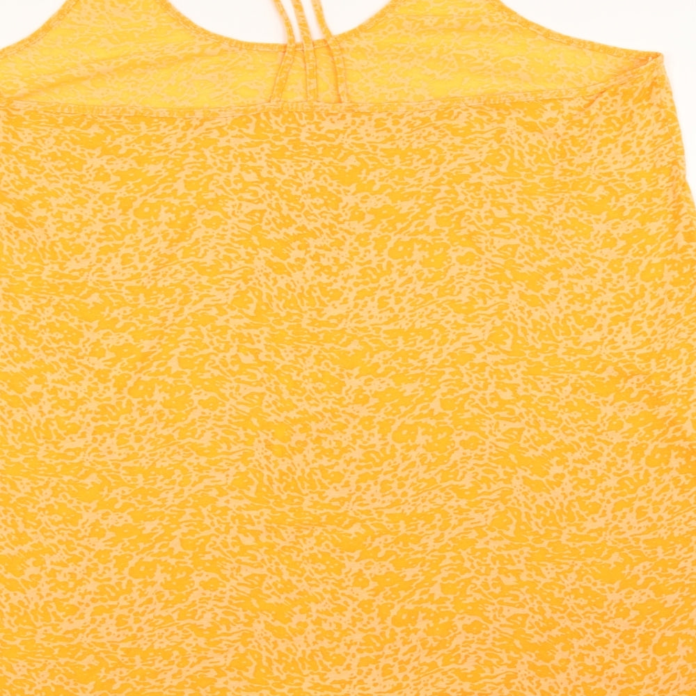 Matalan Womens Orange Basic Tank Size XL - Tropical