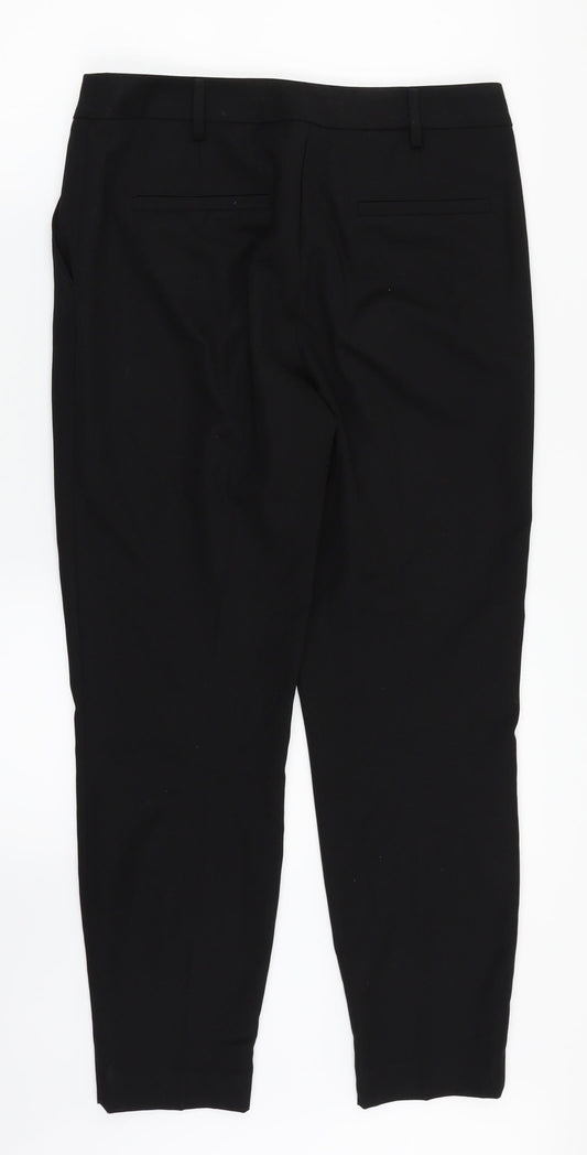 F&F Womens Black Dress Pants Trousers Size 10 L26 in