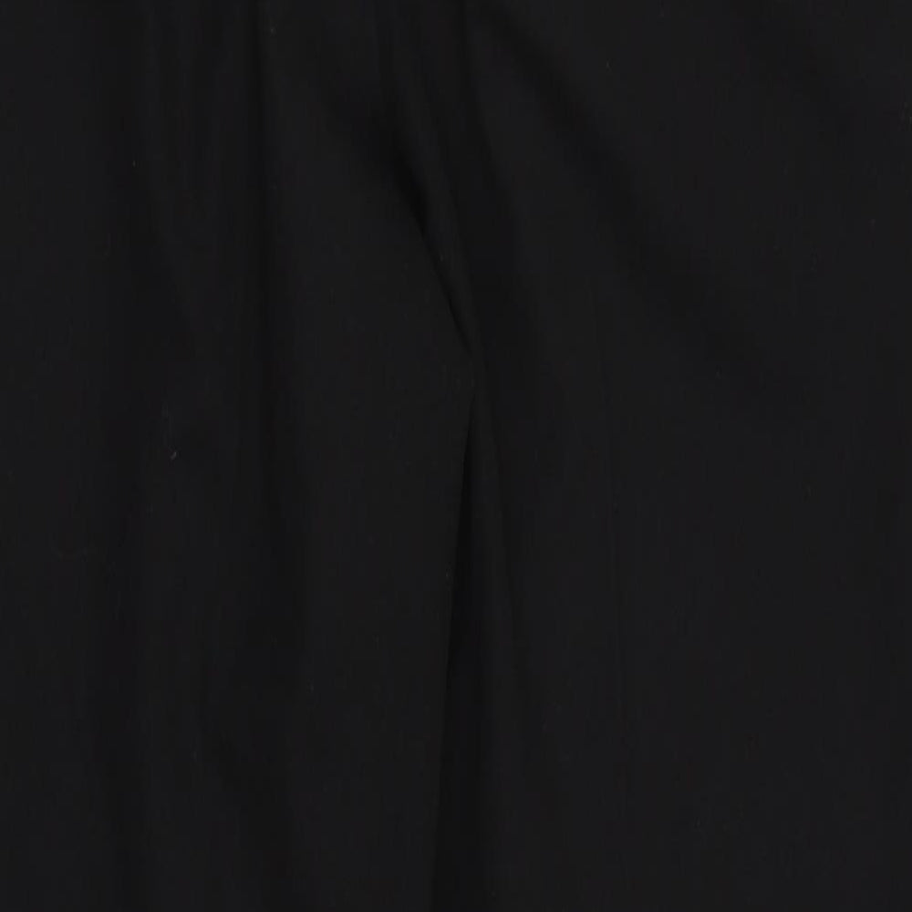 Womens UK Size 10 F&F Regular Fit Dress Pants Black Trousers