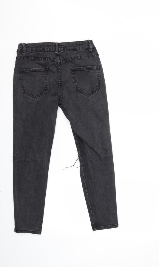 New Look Womens Black  Denim Skinny Jeans Size 10 L23 in