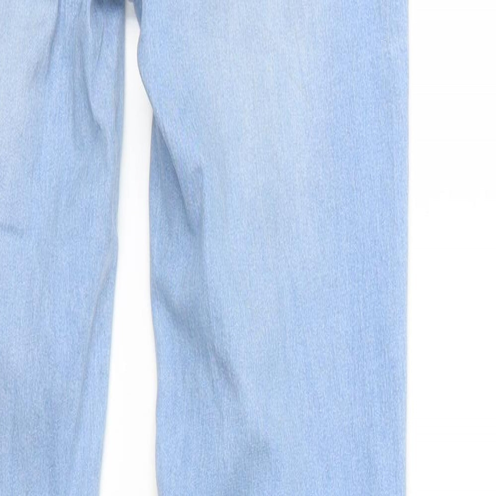 Denim & Co. Womens Blue Denim Skinny Jeans Size 10 L29 in