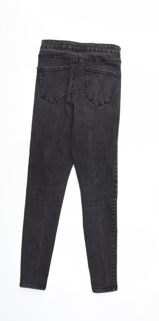 Denim & Co. Womens Black Denim Jeans Size 12 L27 in