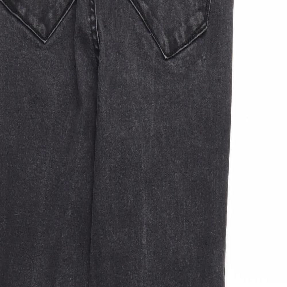 Denim & Co. Womens Black Denim Jeans Size 12 L27 in