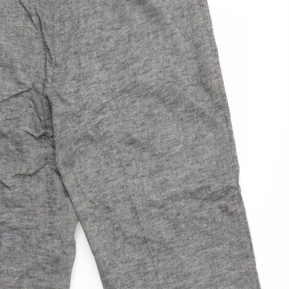 Womens UK Size 34 in Preworn Regular Fit Grey Trousers
