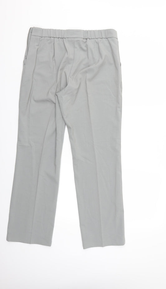 Womens UK Size 32 in Preworn Regular Fit Grey Trousers