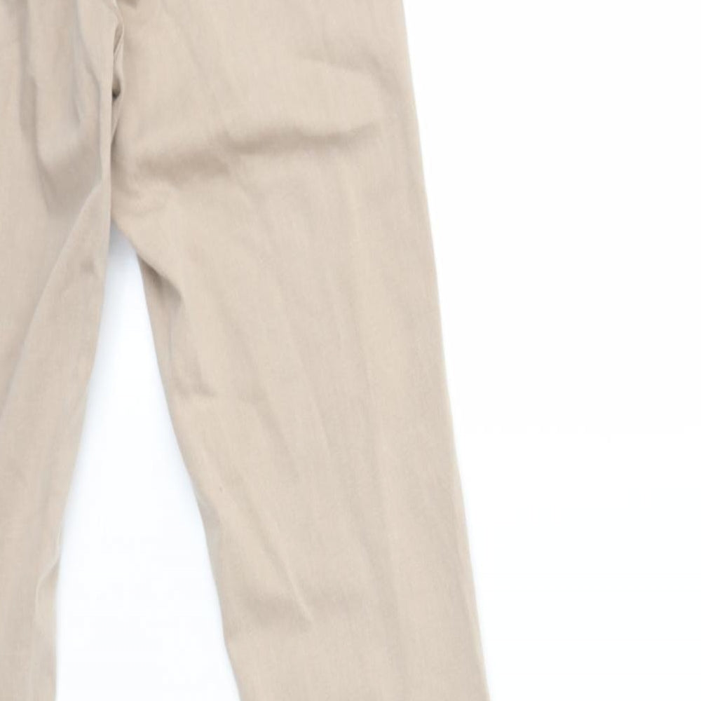 Womens UK Size 28 in Preworn Regular Fit Skinny Beige Jeans