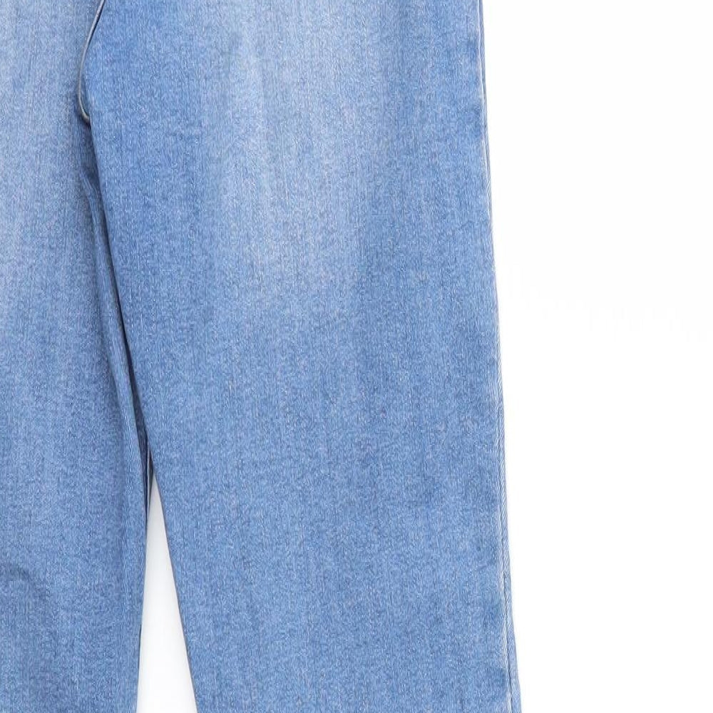 Denim & Co. Womens Blue Denim Skinny Jeans Size 10 L30 in