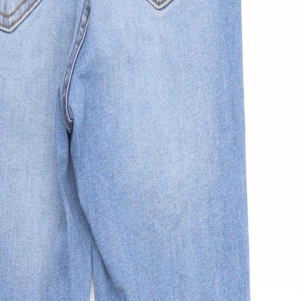 Denim & Co. Womens Blue Denim Skinny Jeans Size 10 L30 in