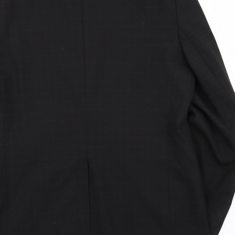Mens UK Size 40 Marks and Spencer Regular Black Suit Jacket