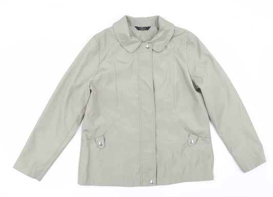 Womens UK Size One Size BM Green Bomber Jacket