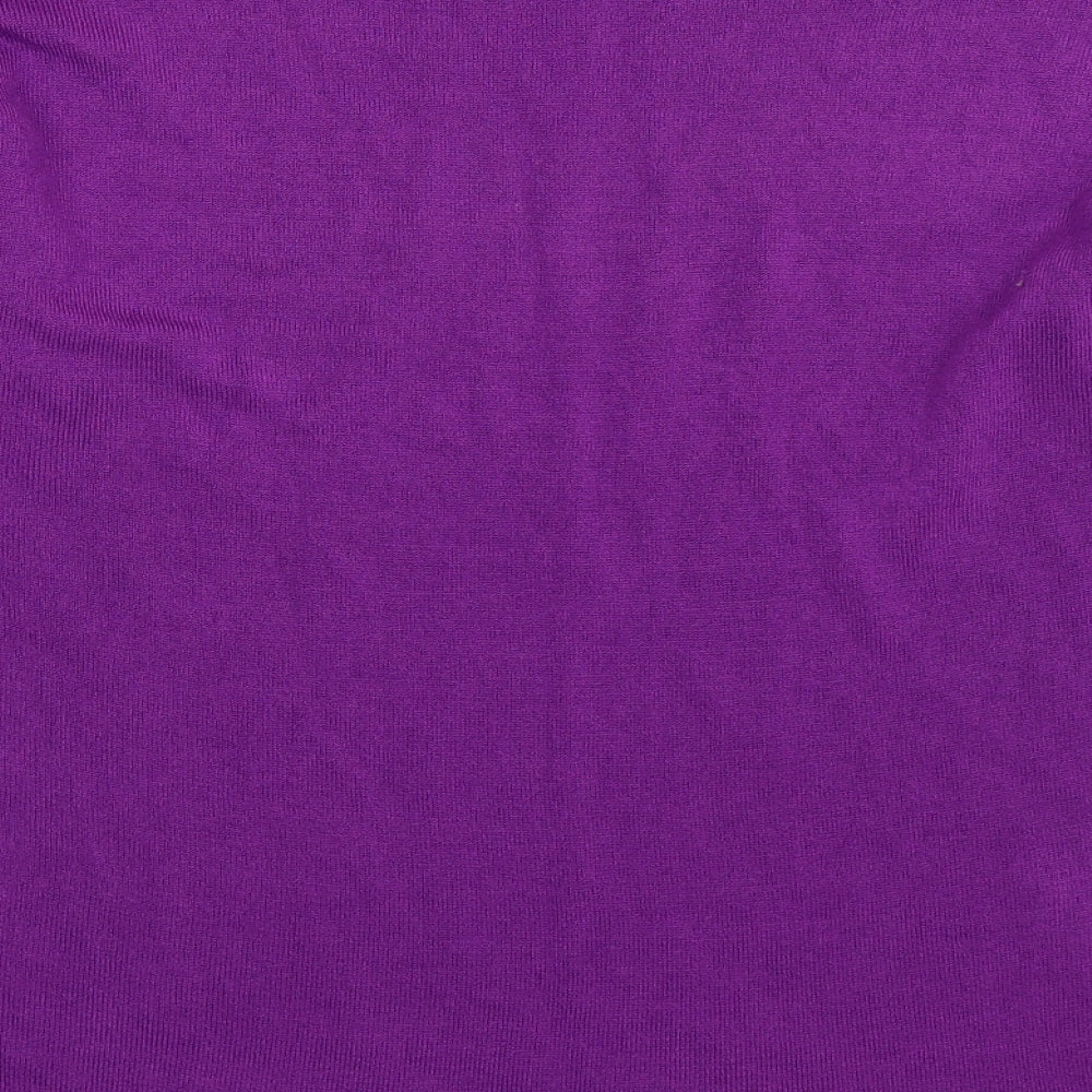 Pep&Co Womens Purple Knit Pullover Jumper Size 14