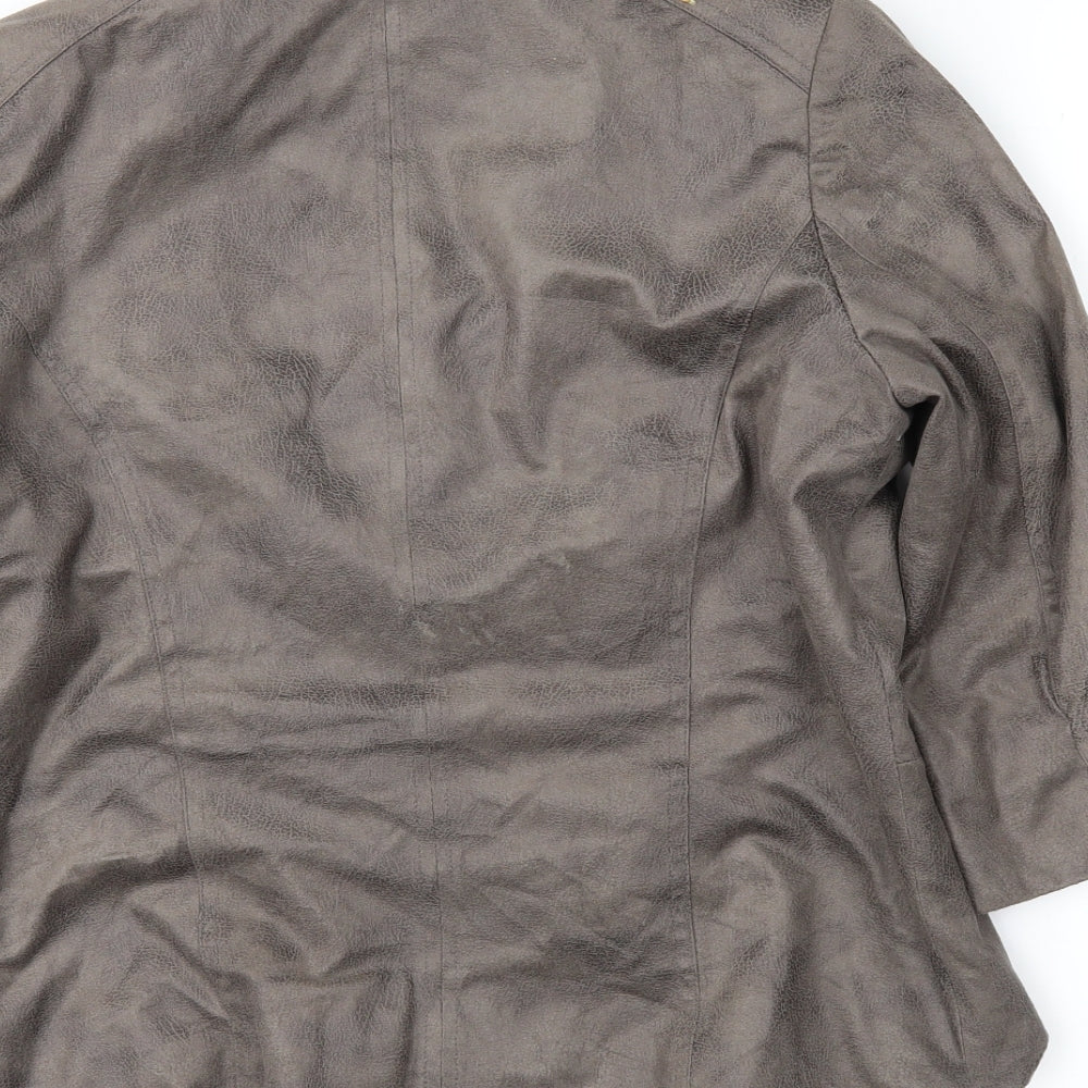 Womens UK Size M Preworn Grey Jacket