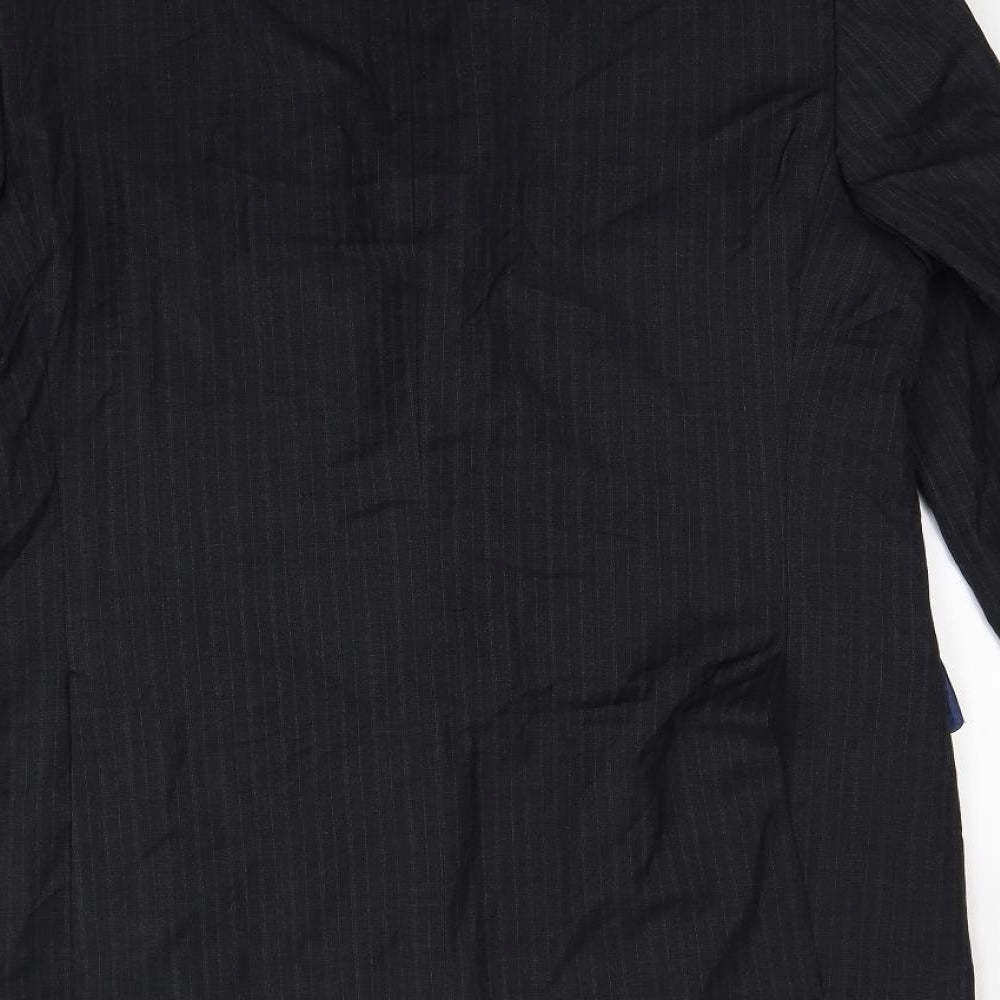 Mens UK Size L Preworn Regular Black Suit Jacket