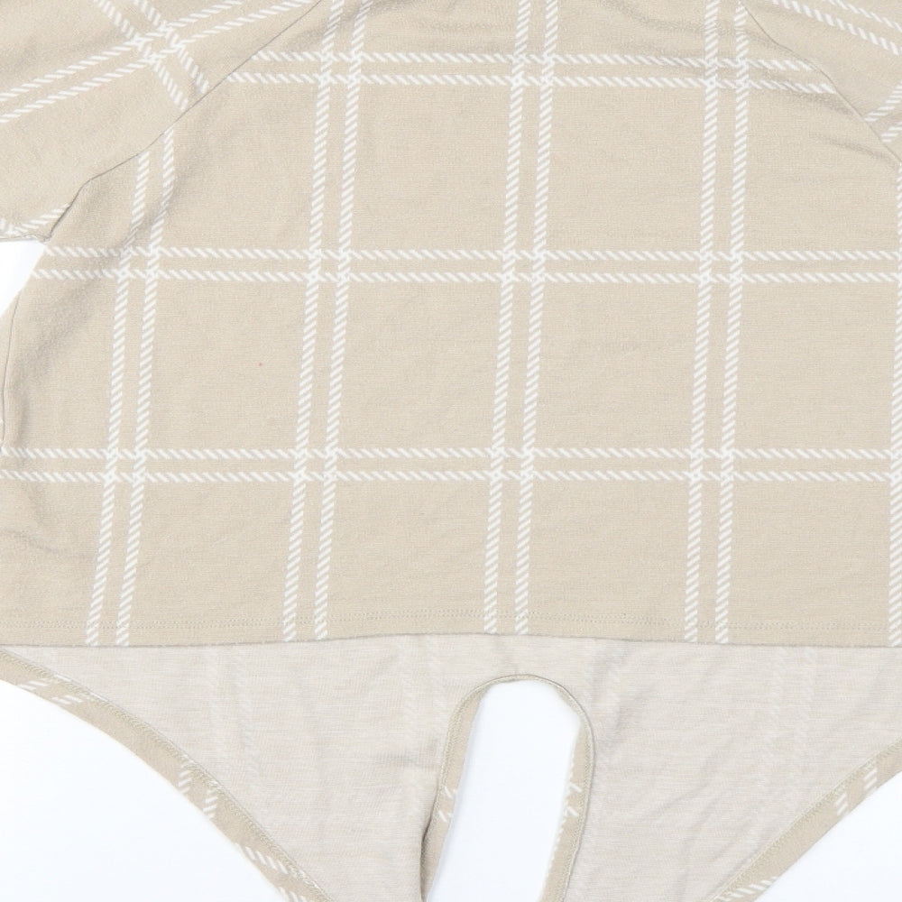 Womens UK Size 10 George Beige Tunic Blouse