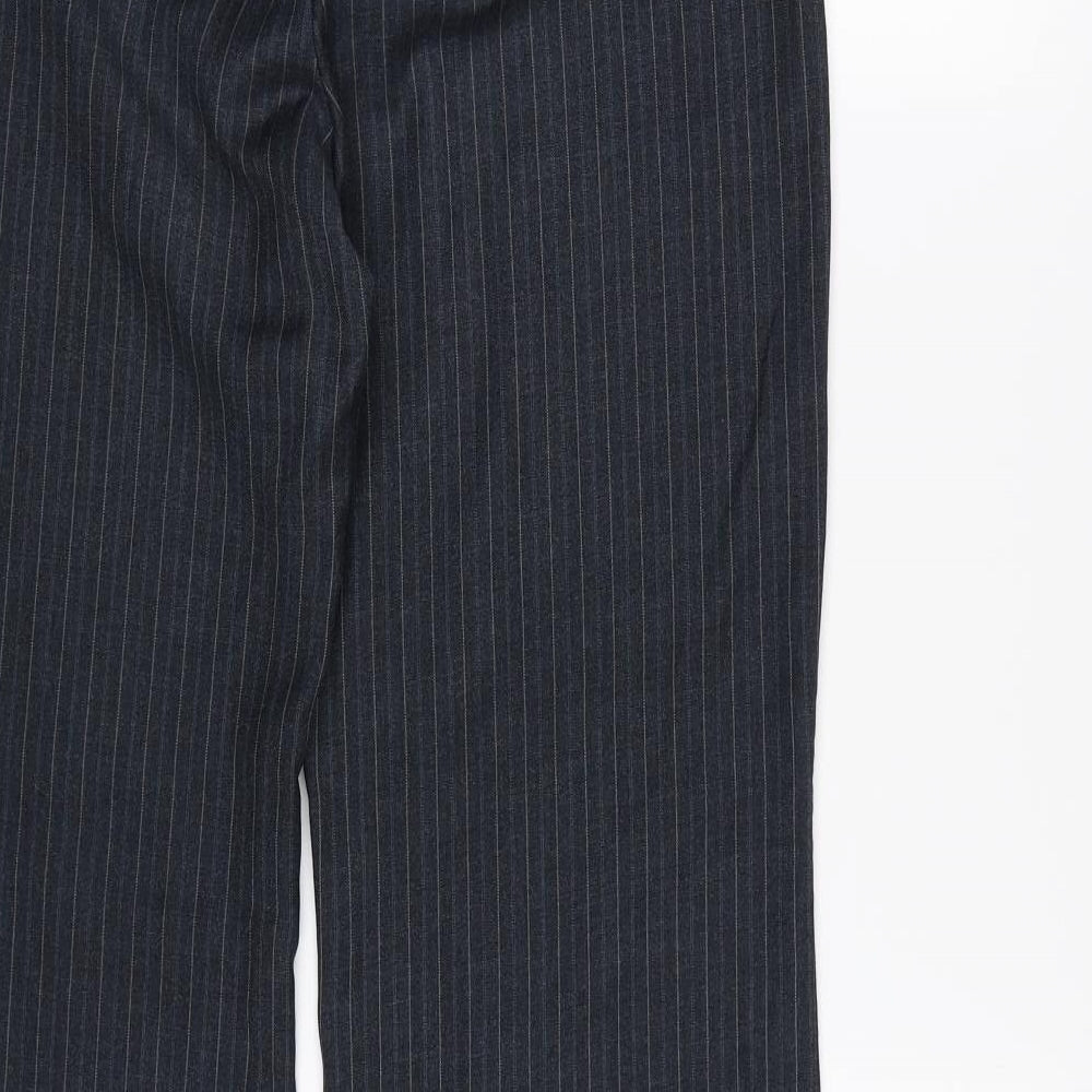 Mens UK Size M VERO MODA Regular Fit Dress Pants Blue Trousers