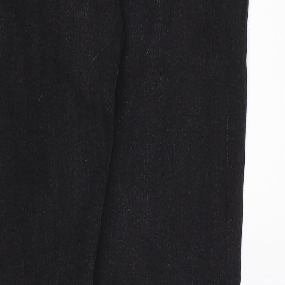 JM Collection Womens Black Denim Skinny Jeans Size 10 L26 in