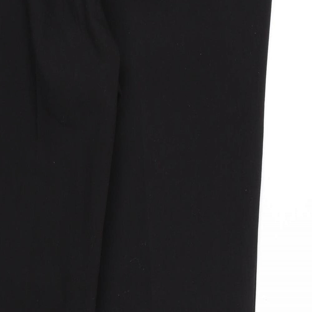 Womens UK Size 12 H&M Regular Fit Dress Pants Black Trousers