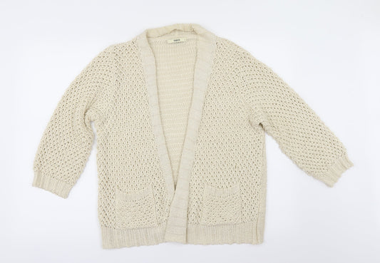 Oasis Womens Ivory Cardigan Jumper Size M