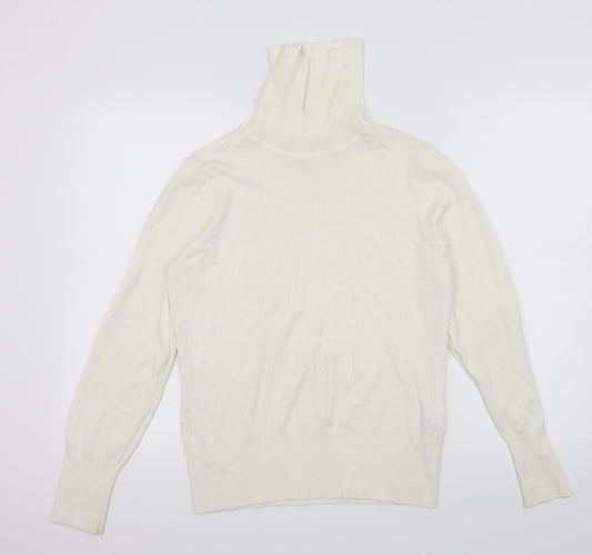 Betty Barclay Womens White Basic T-Shirt Size 14