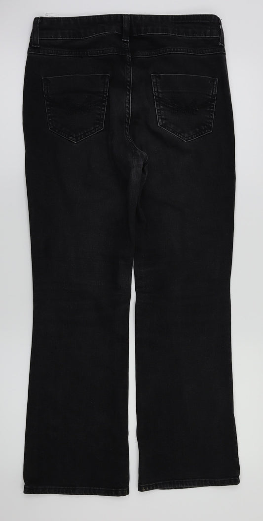 M&S Womens Blue   Straight Jeans Size 10 L27 in