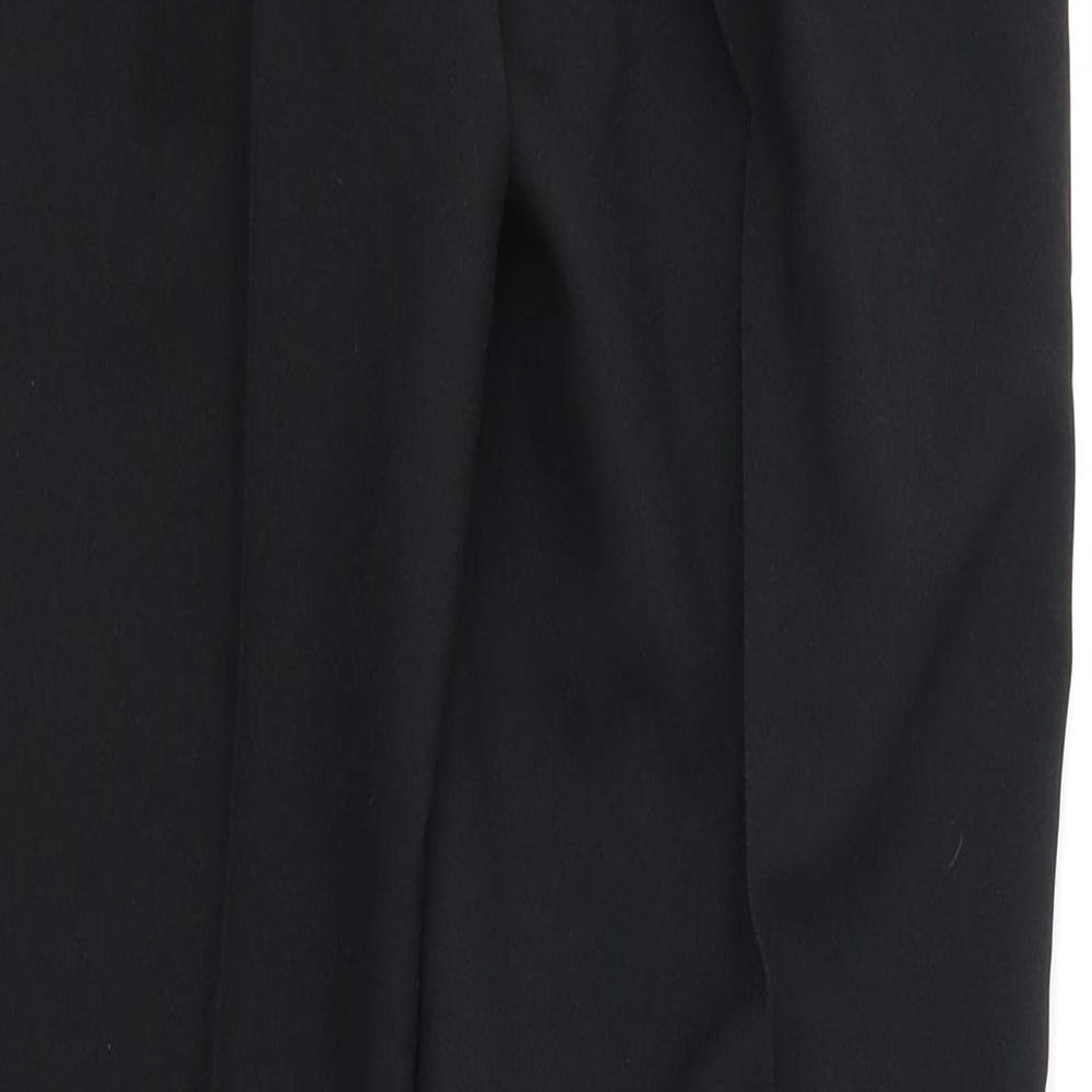 Rassums Womens Black Trousers Size 8 L32 in