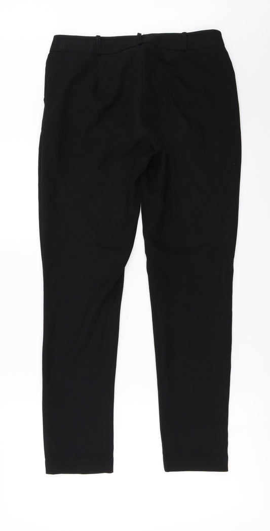 new look Womens Black Trousers Size 10 L26 in