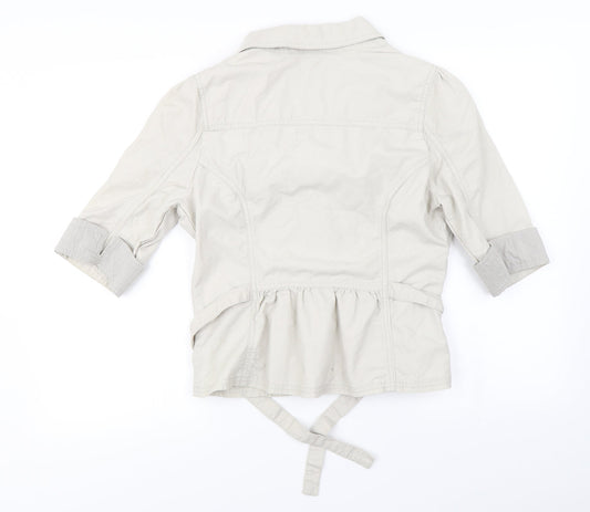 Womens UK Size 12 NEXT Beige Jacket