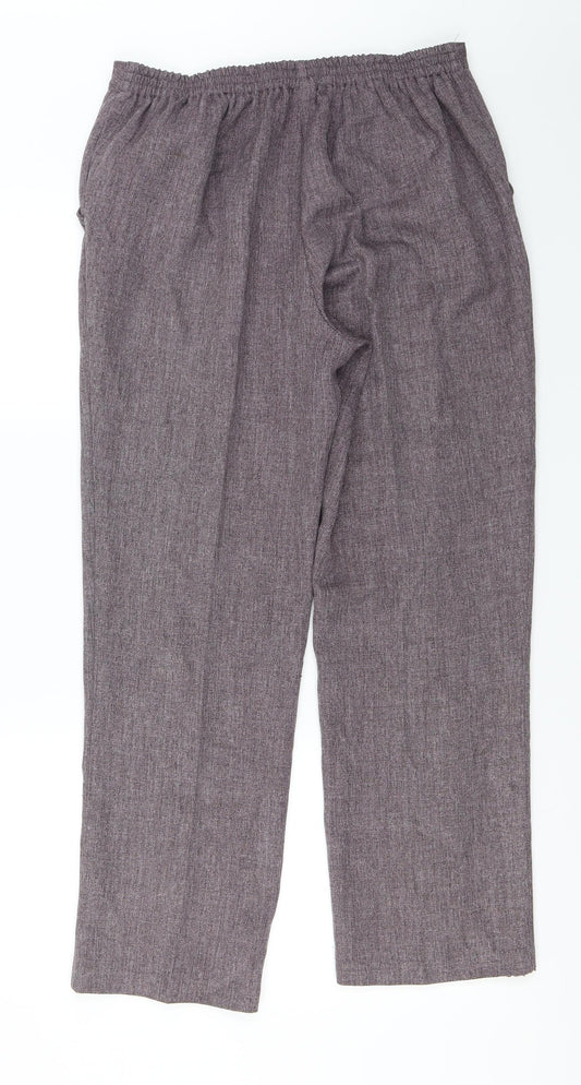 Damart Womens Purple Trousers Size 30 in L26 in