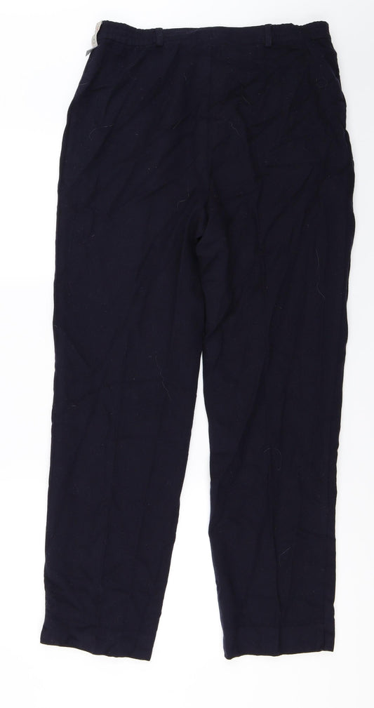 Womens UK Size 30 in Gelco Regular Fit Blue Trousers