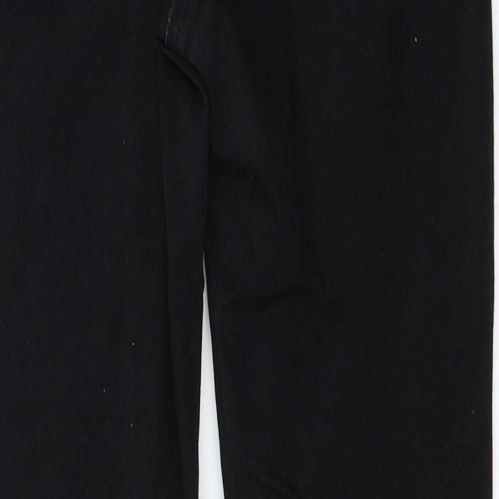 Womens UK Size 10 denim Regular Fit Skinny Black Jeans