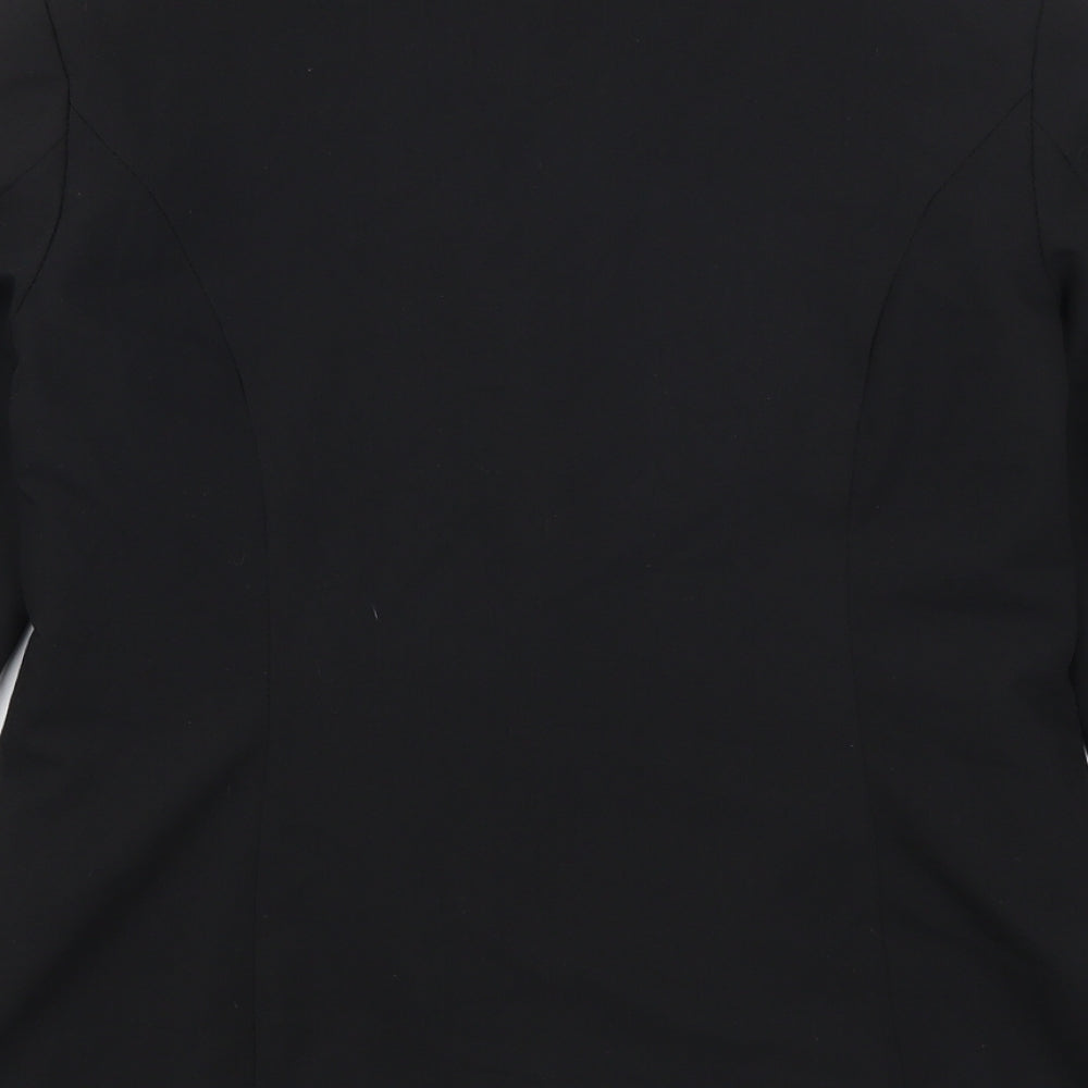 Fransa Womens Black Jacket Suit Jacket Size 8