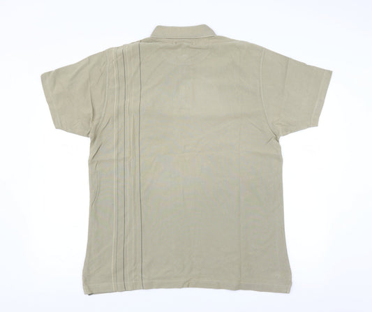 EWM Mens Green Polo Size L