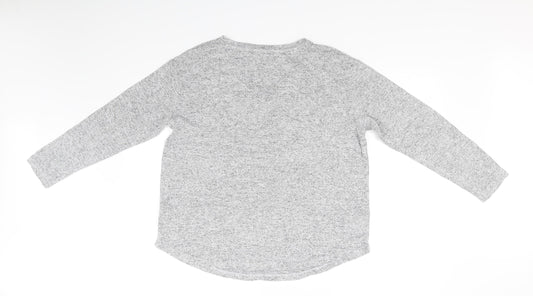 Womens UK Size 14 M&S Collection Grey Basic T-Shirt