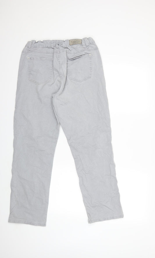 Womens UK Size 16 Angels Regular Fit Straight Grey Jeans