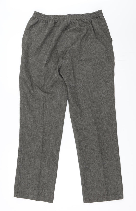 Damart Womens Grey Trousers Size 12 L28.5 in